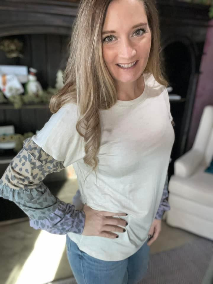 Rainbow Frill Top