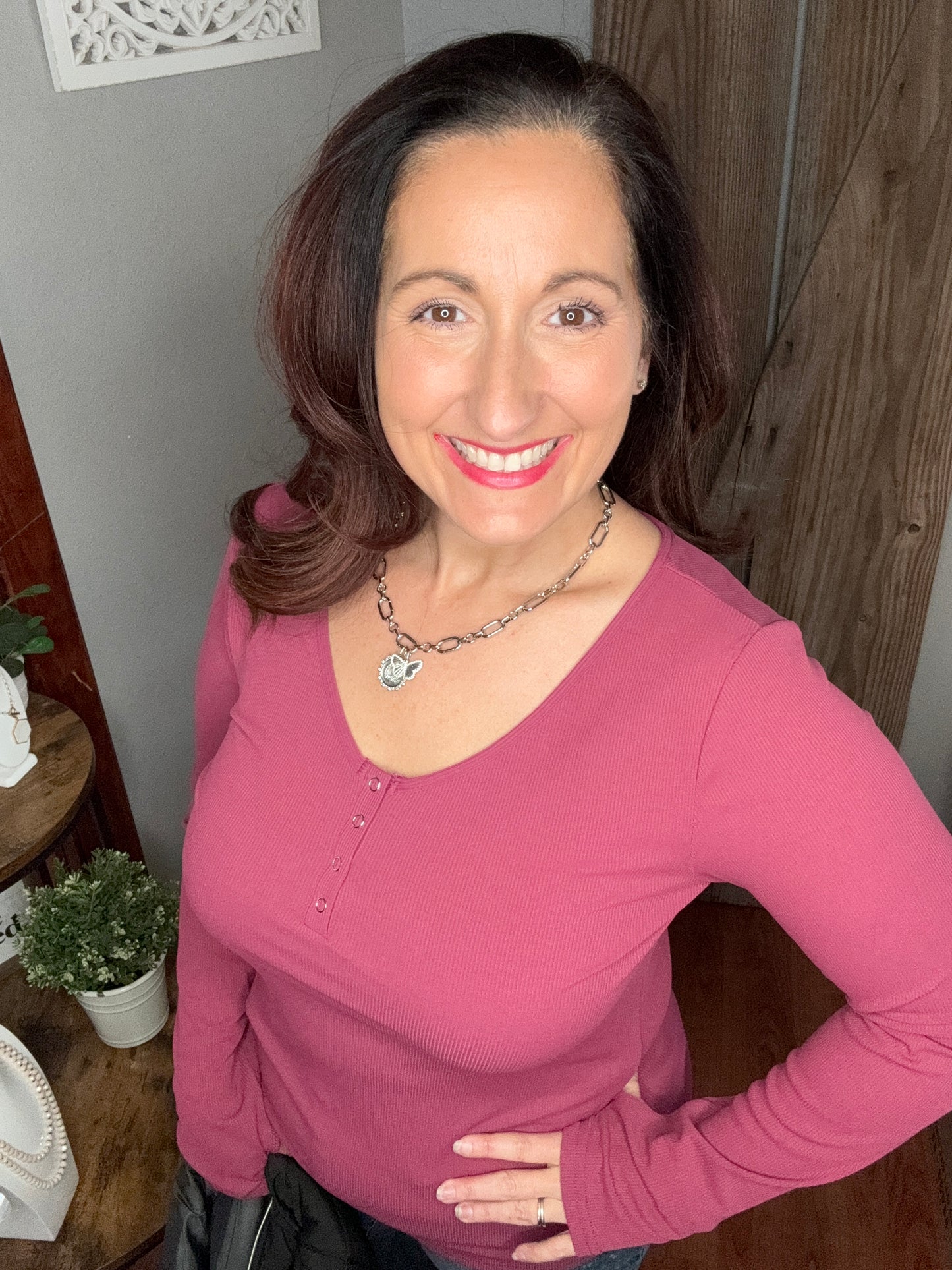 Brooklyn Snap Henley