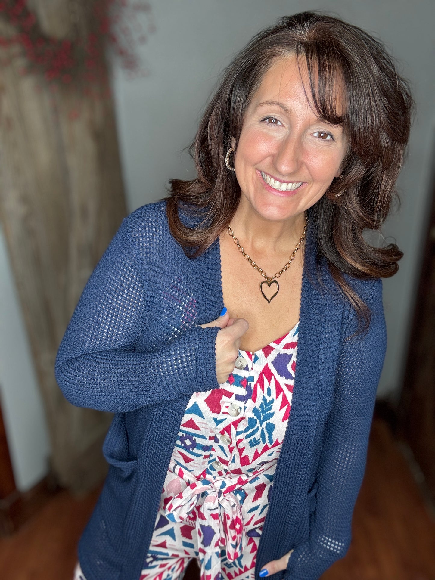 Navy Lola Cardigan