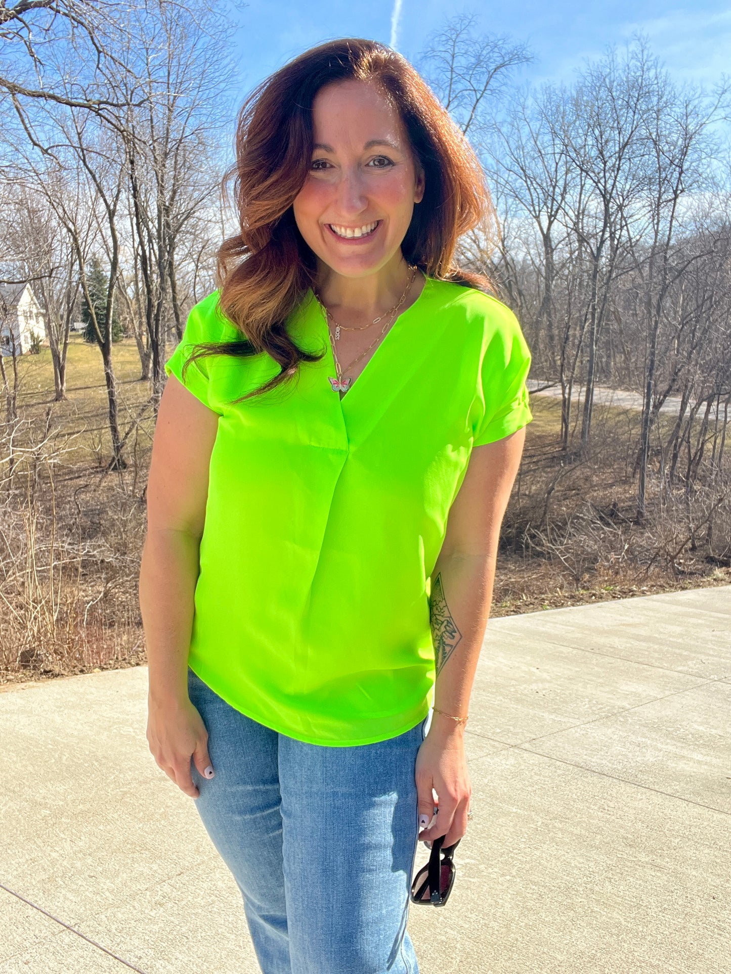 Whitney Woven Top