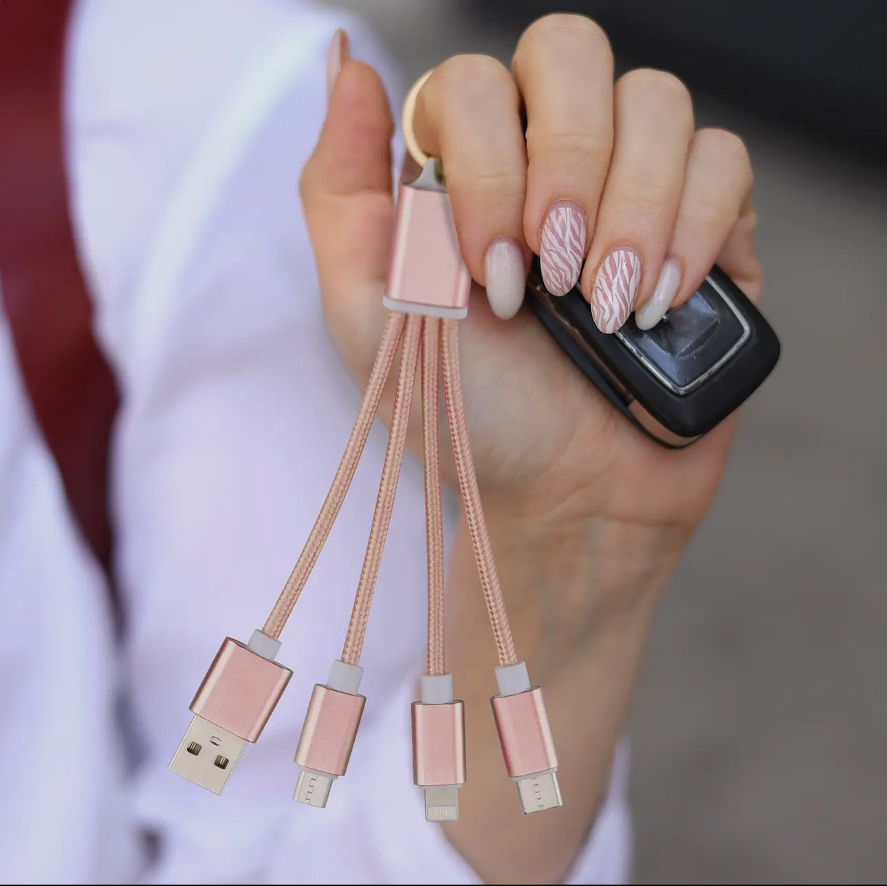 3 in 1 Charging Keychain
