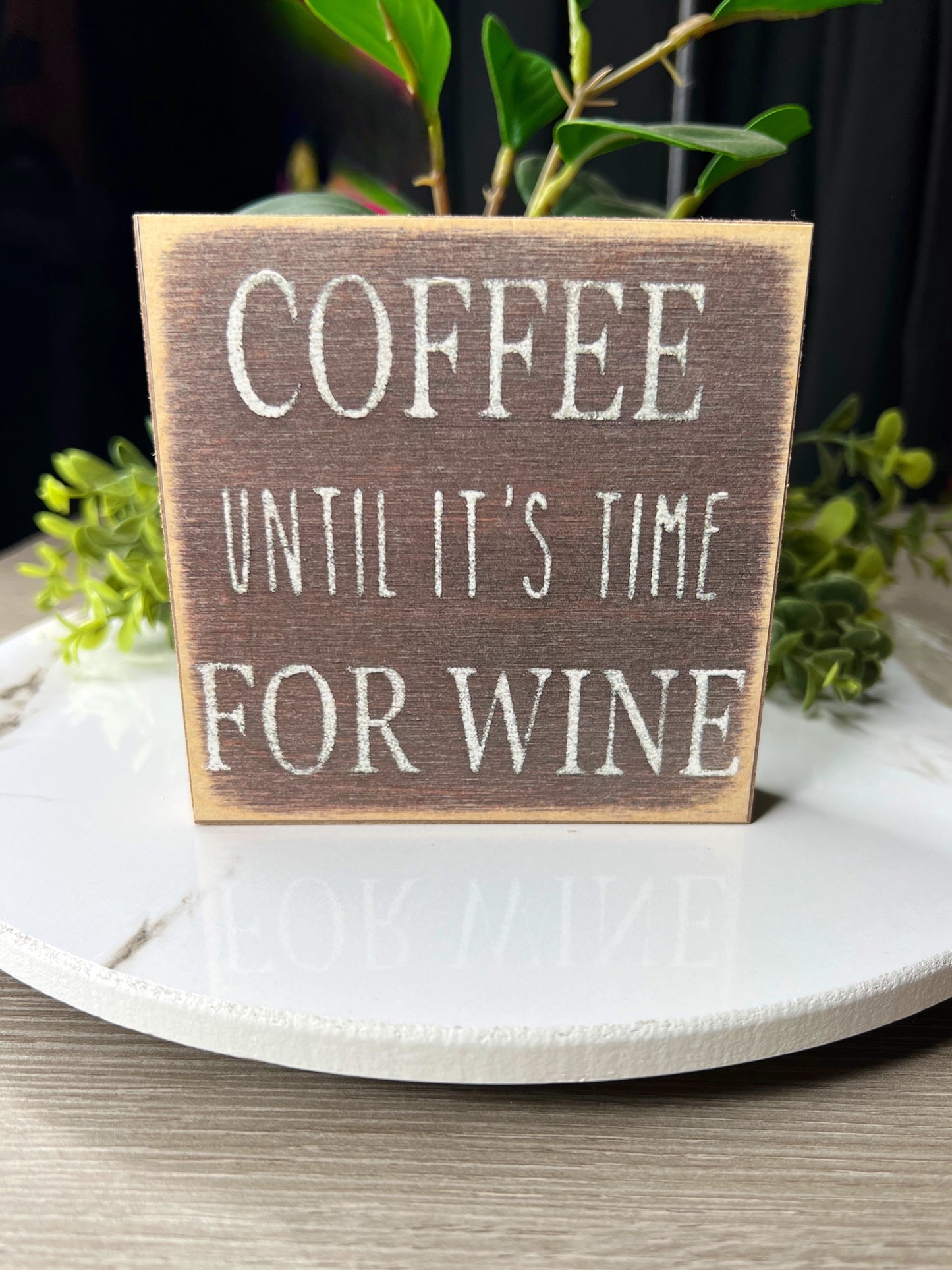 Coffee until Wine