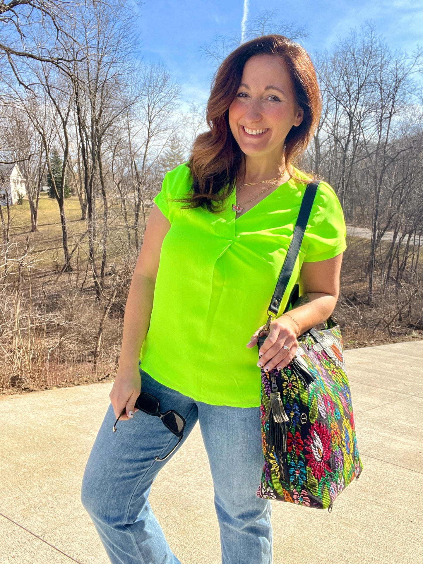 Whitney Woven Top