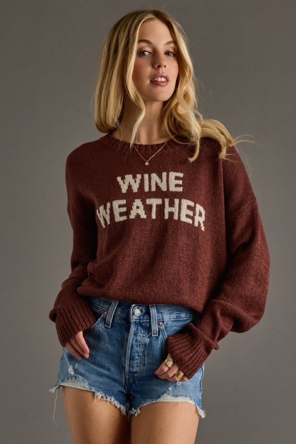 Wine Weather Sweater