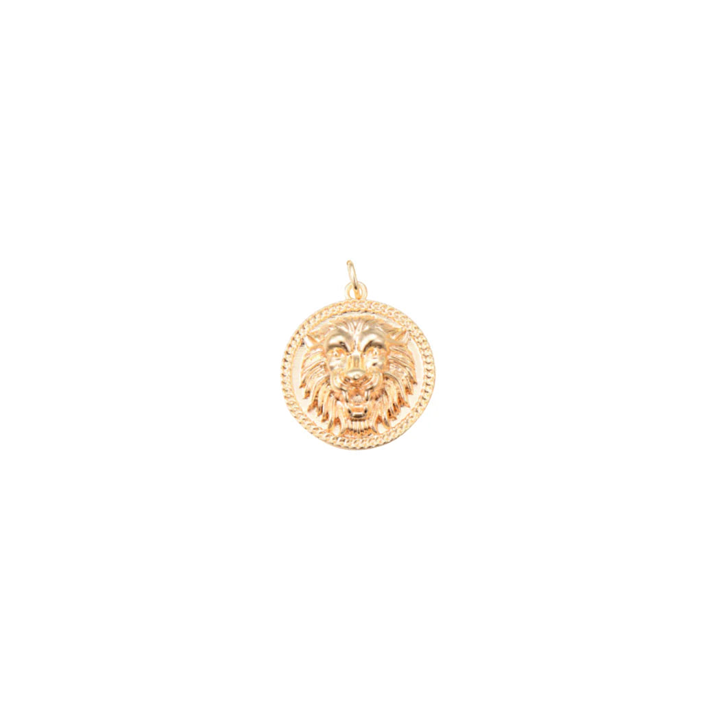 Gold Let Me Hear You Roar Lion Charm