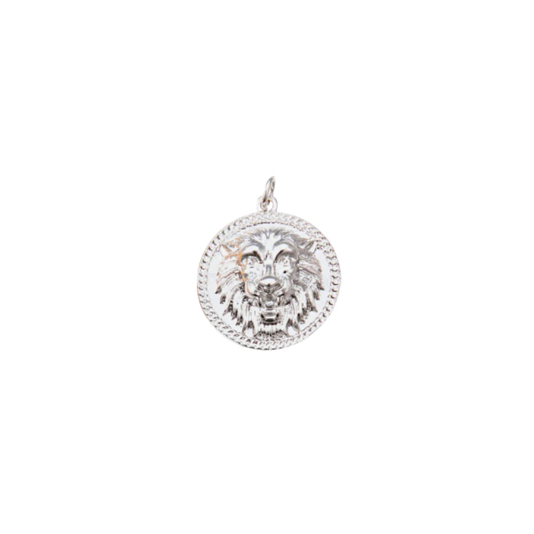 Silver Let Me Hear You Roar Lion Charm
