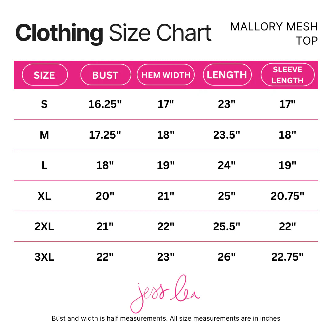 Mallory Mesh Glitter Top