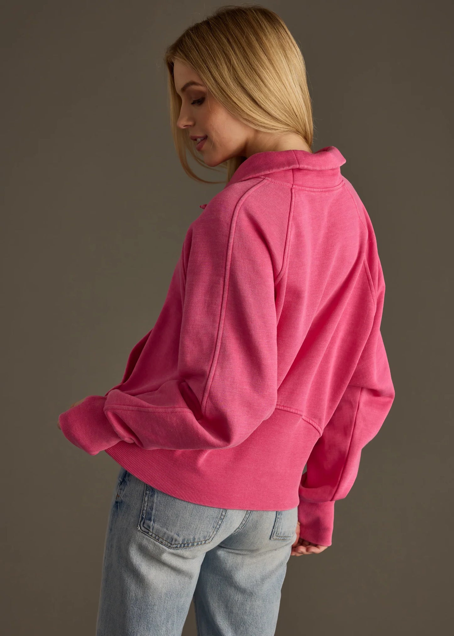 Hot Pink Hustle 3/4 Zip