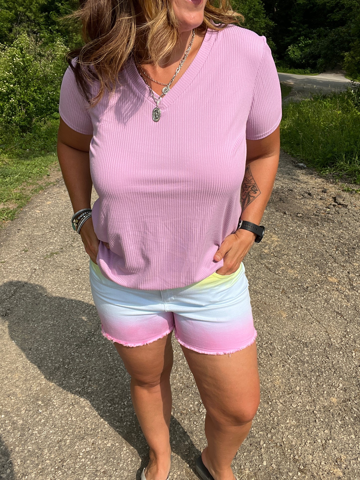 Dip Dye Judy Blue Shorts