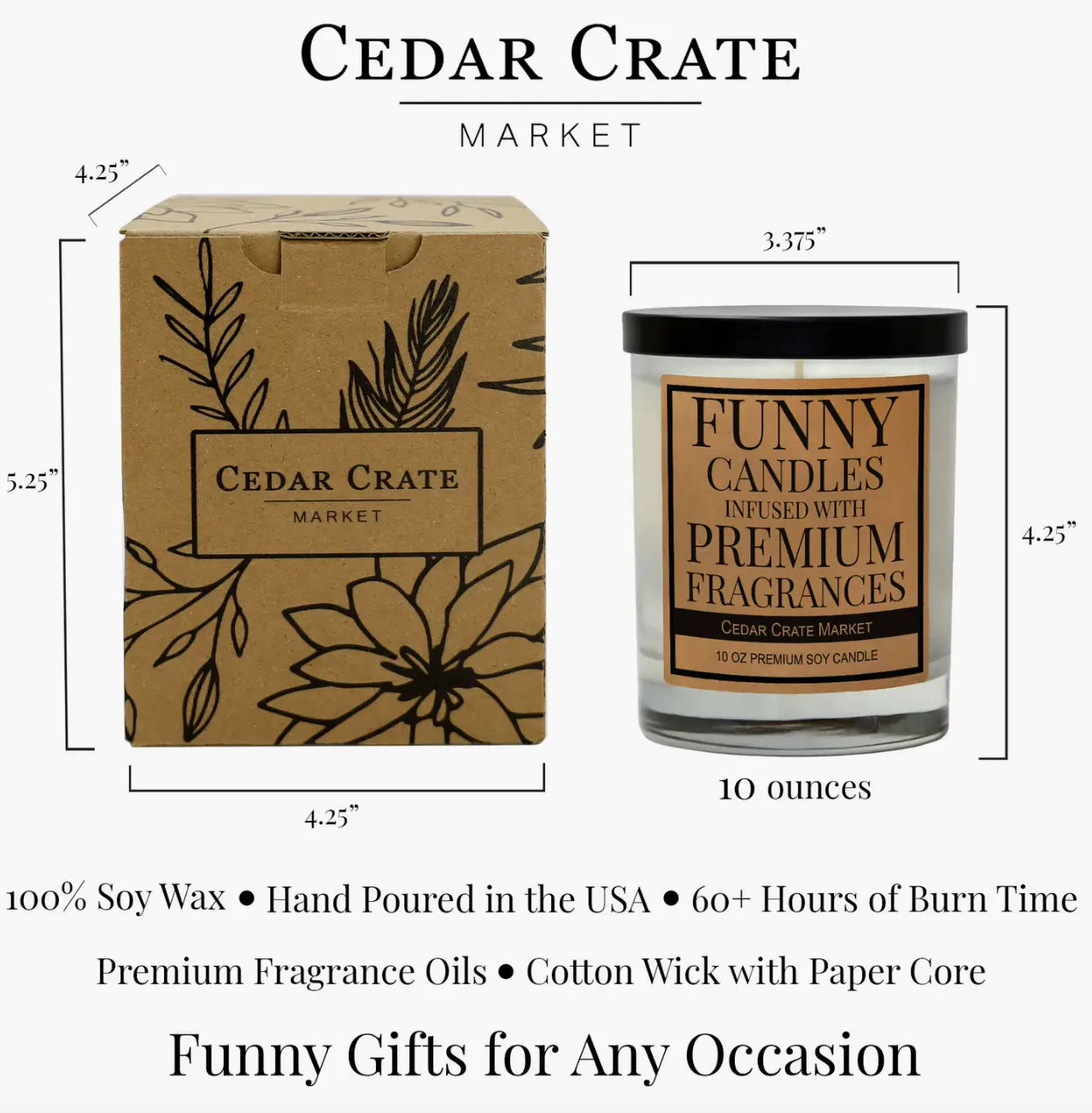 Would Poop Here Again ***** Soy Candle