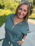 Jade Journey Half Zip