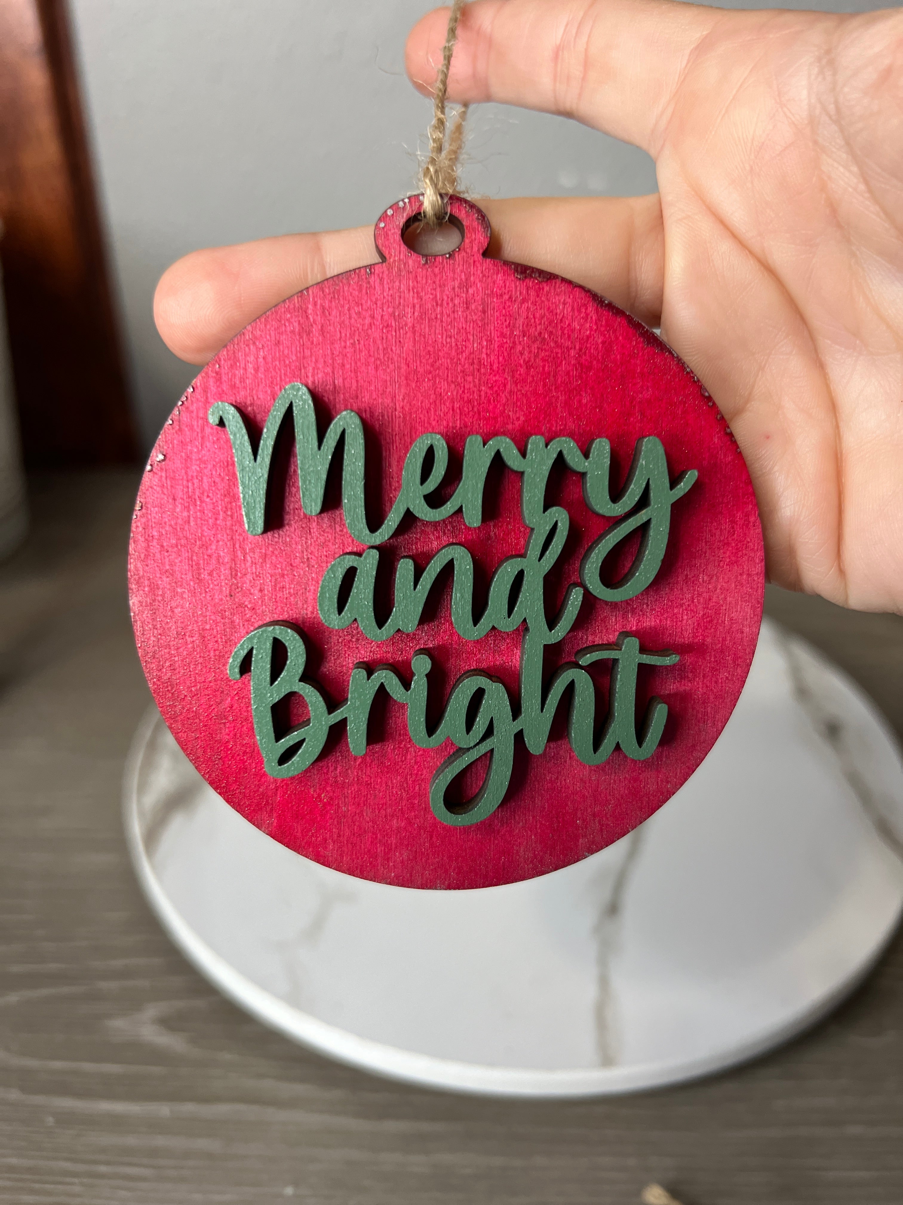 Merry & Bright Ornament