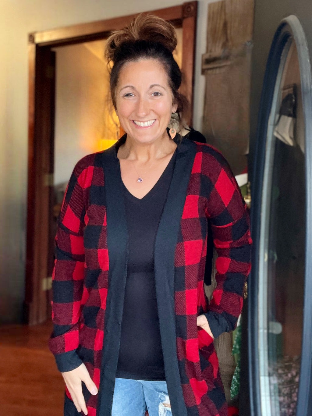 Buffalo Plaid Cardigan