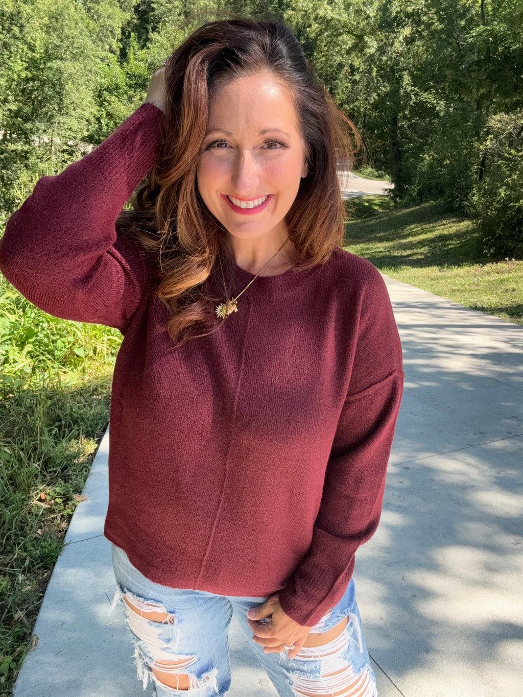 Wine & Luxury Sweater