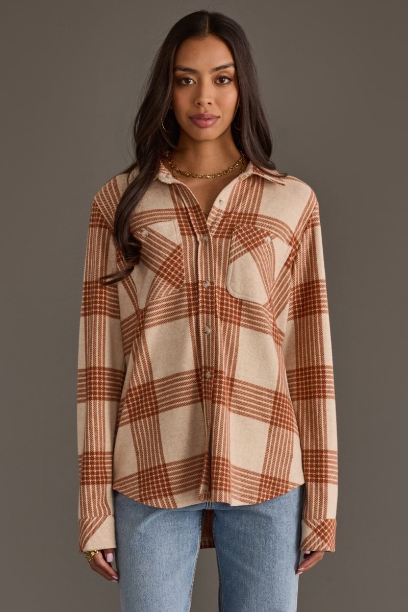 Cinnamon Sugar Buttery Soft Long Sleeve Flannel