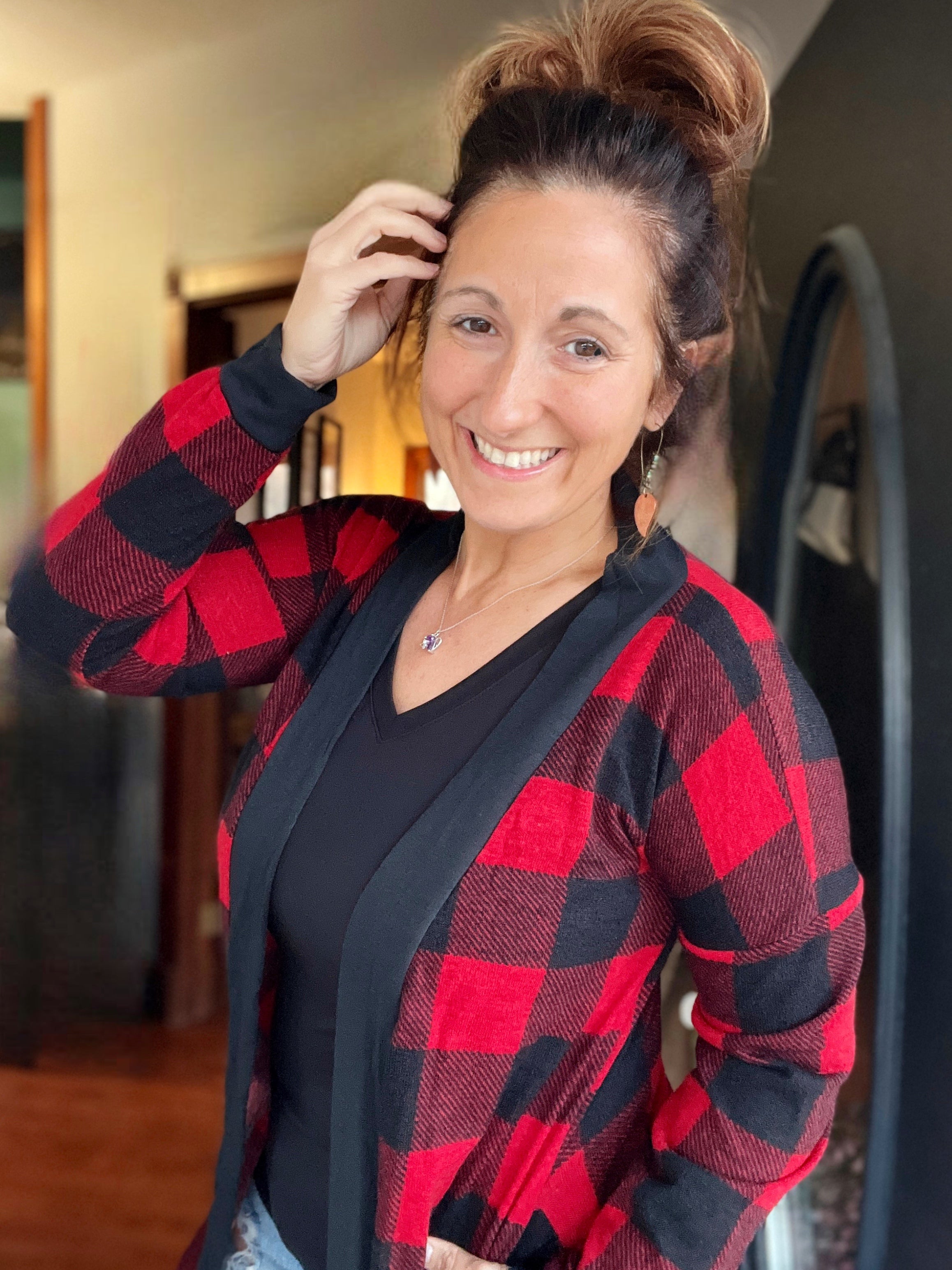 Buffalo Plaid Cardigan