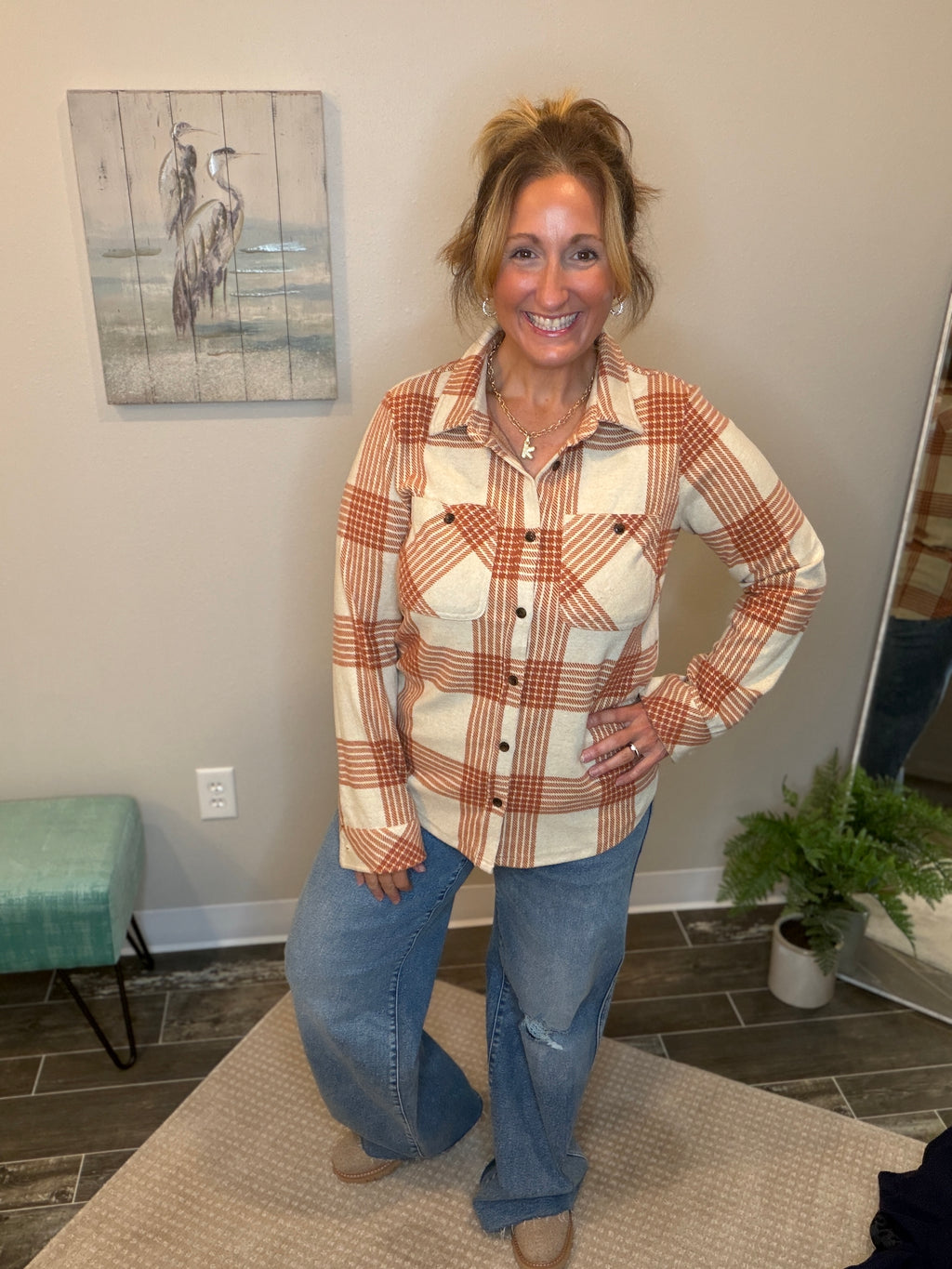 Cinnamon Sugar Buttery Soft Long Sleeve Flannel