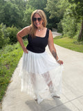 BLOOMING MAXI SKIRT