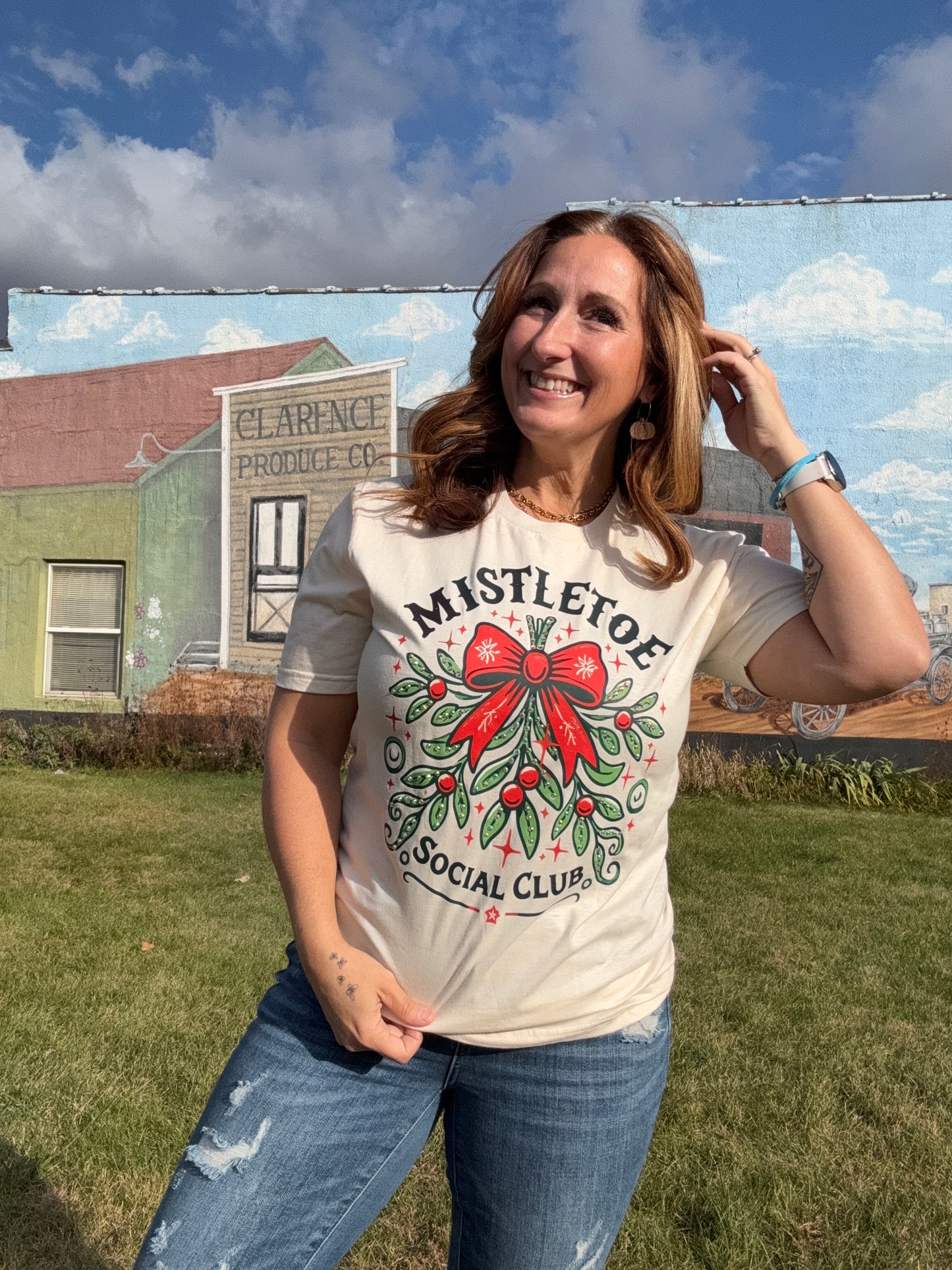 Mistletoe Social Club Tshirt