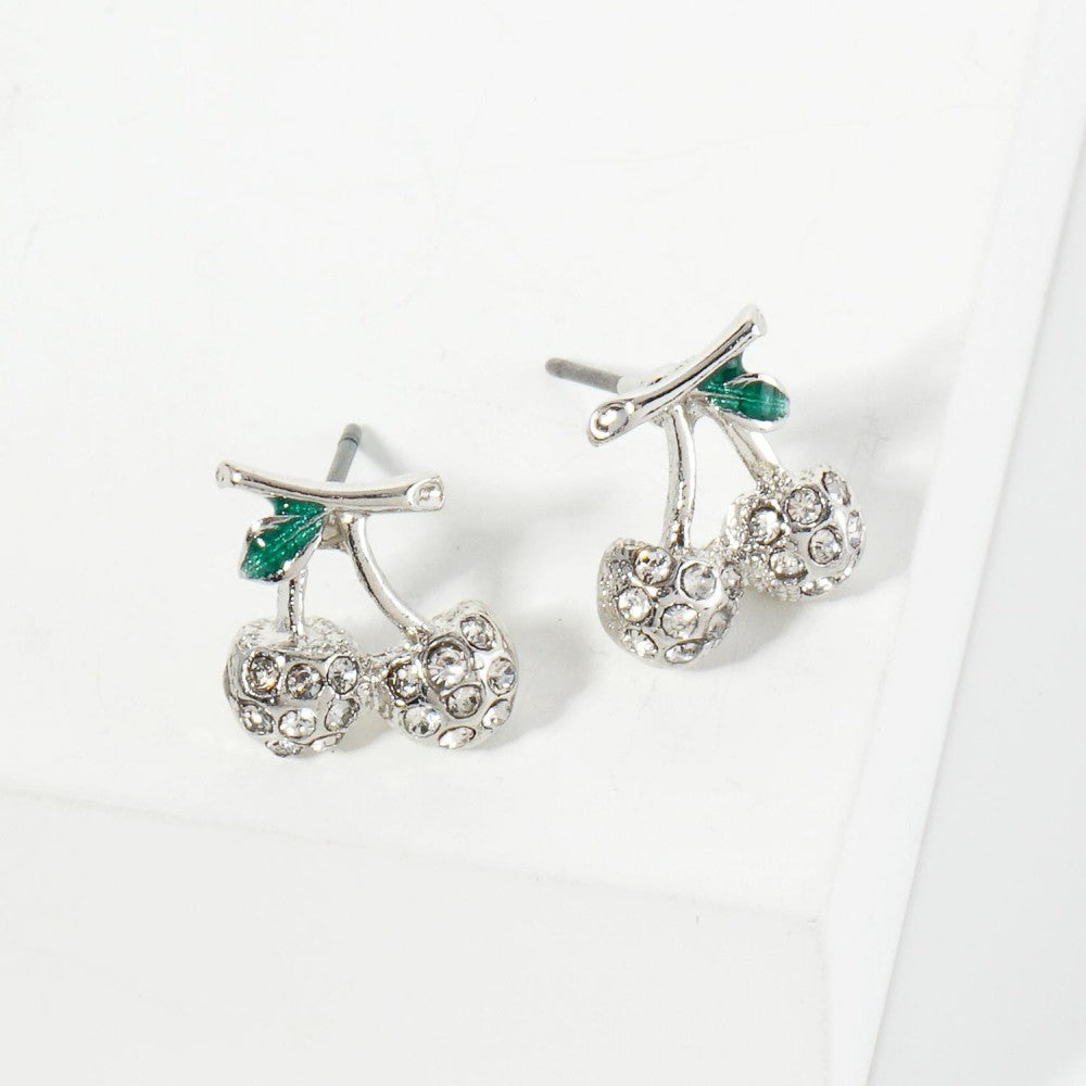 Cherry Stud Earrings