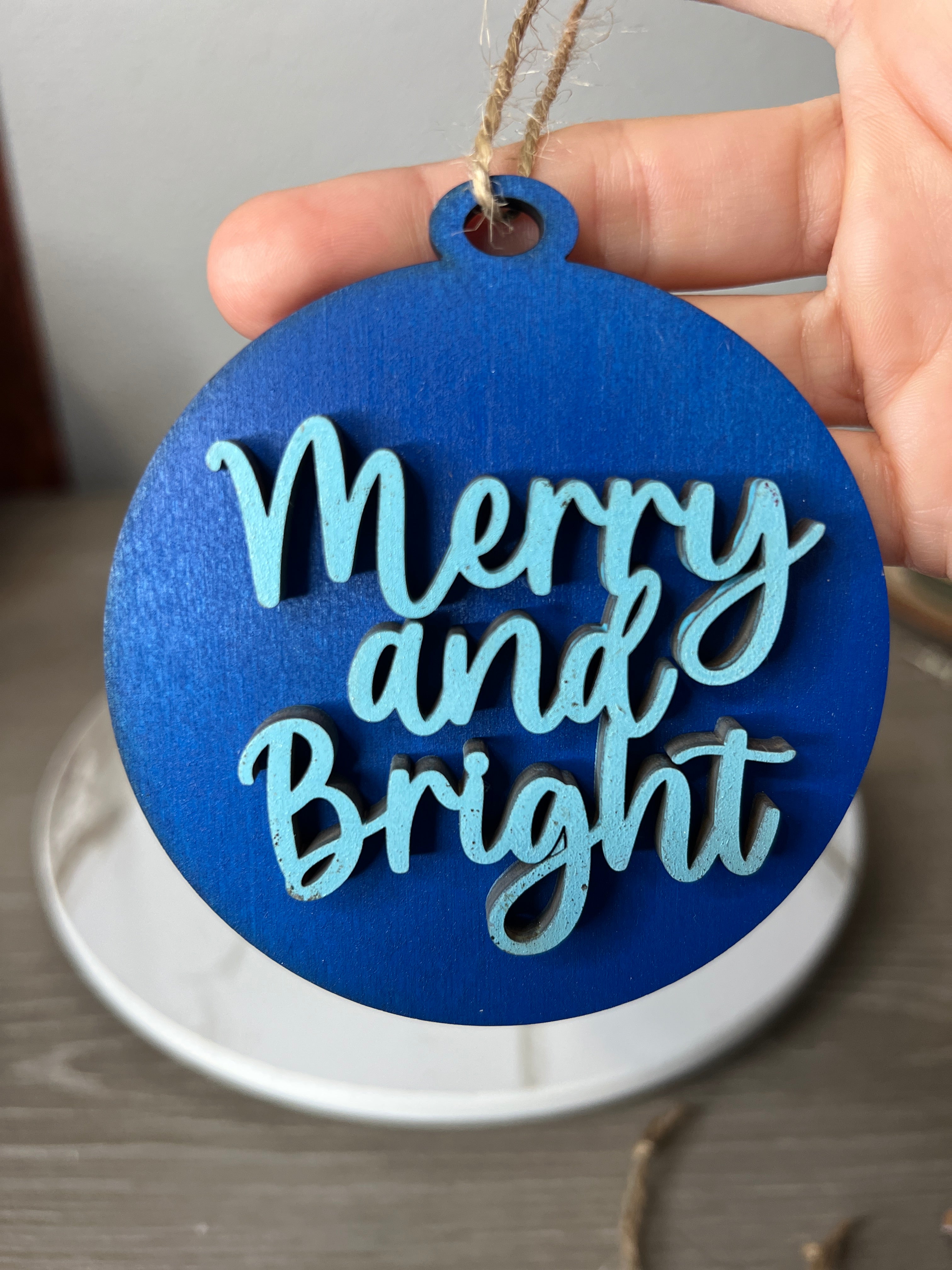 Merry & Bright Ornament