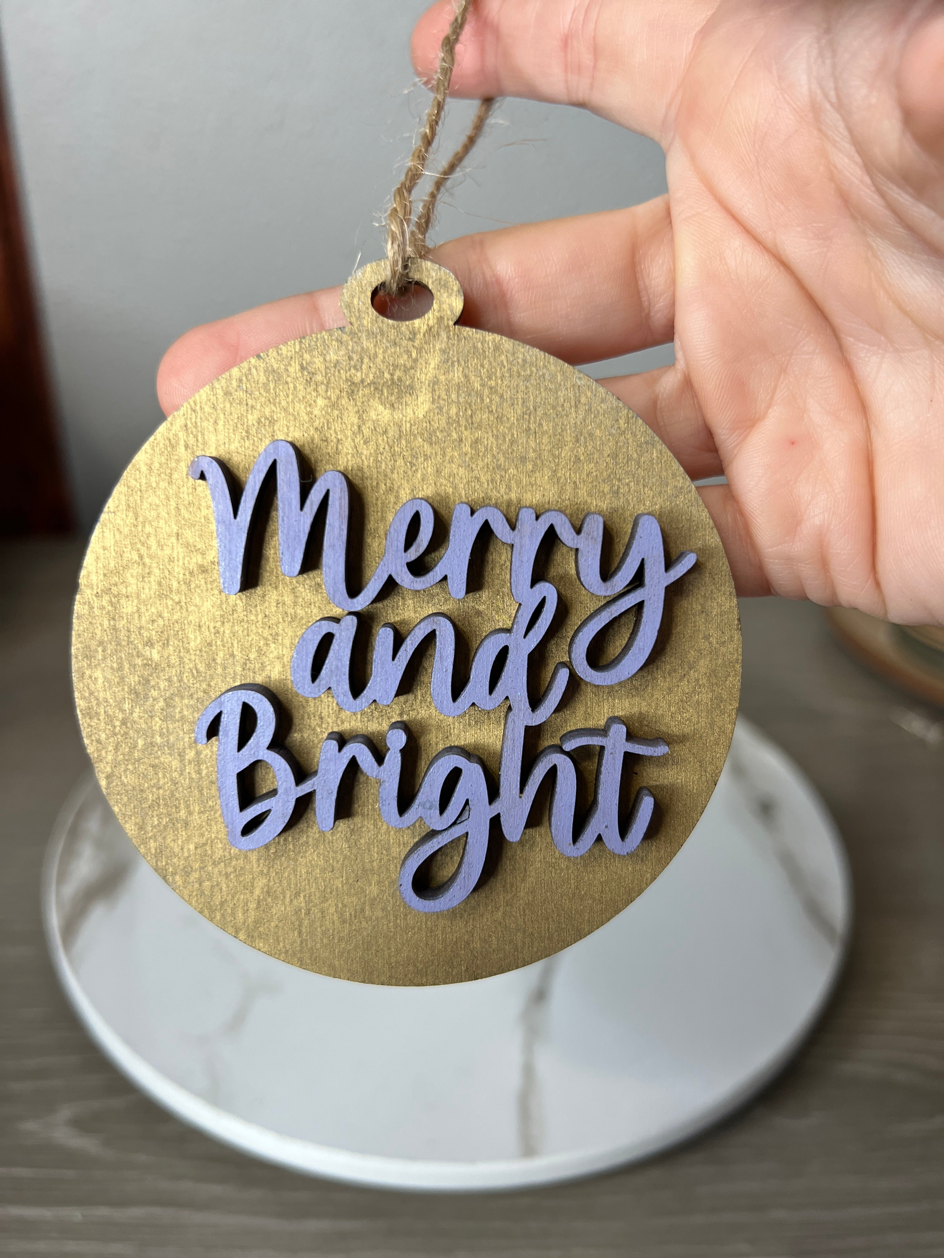 Merry & Bright Ornament