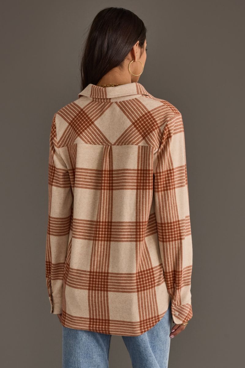 Cinnamon Sugar Buttery Soft Long Sleeve Flannel