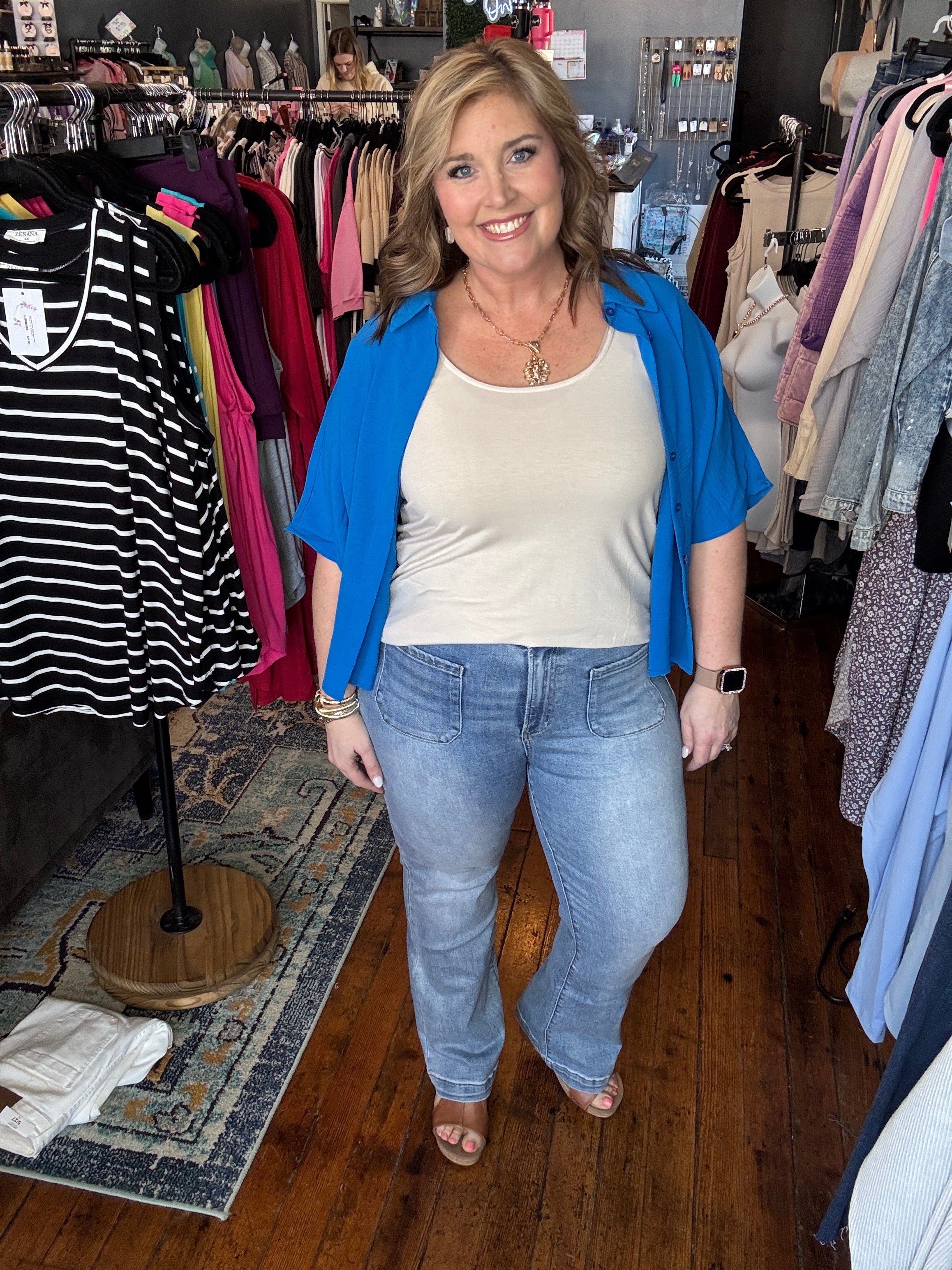 Trailblazer Medium Wash Ankle Bootcut Jeans