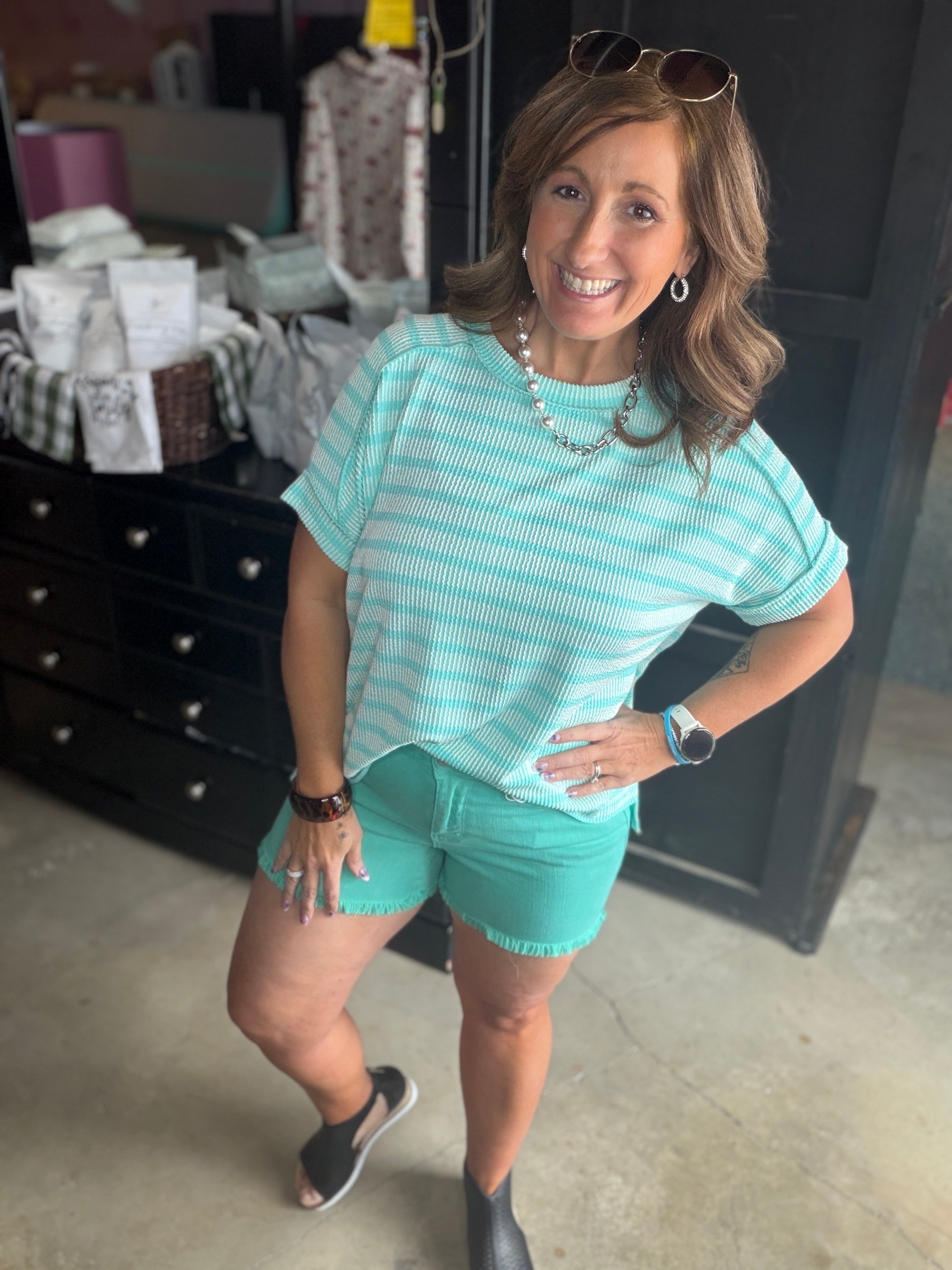 Judy Blue Seaside Breeze Shorts