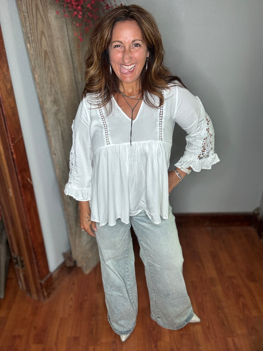 Whispering Lace Top