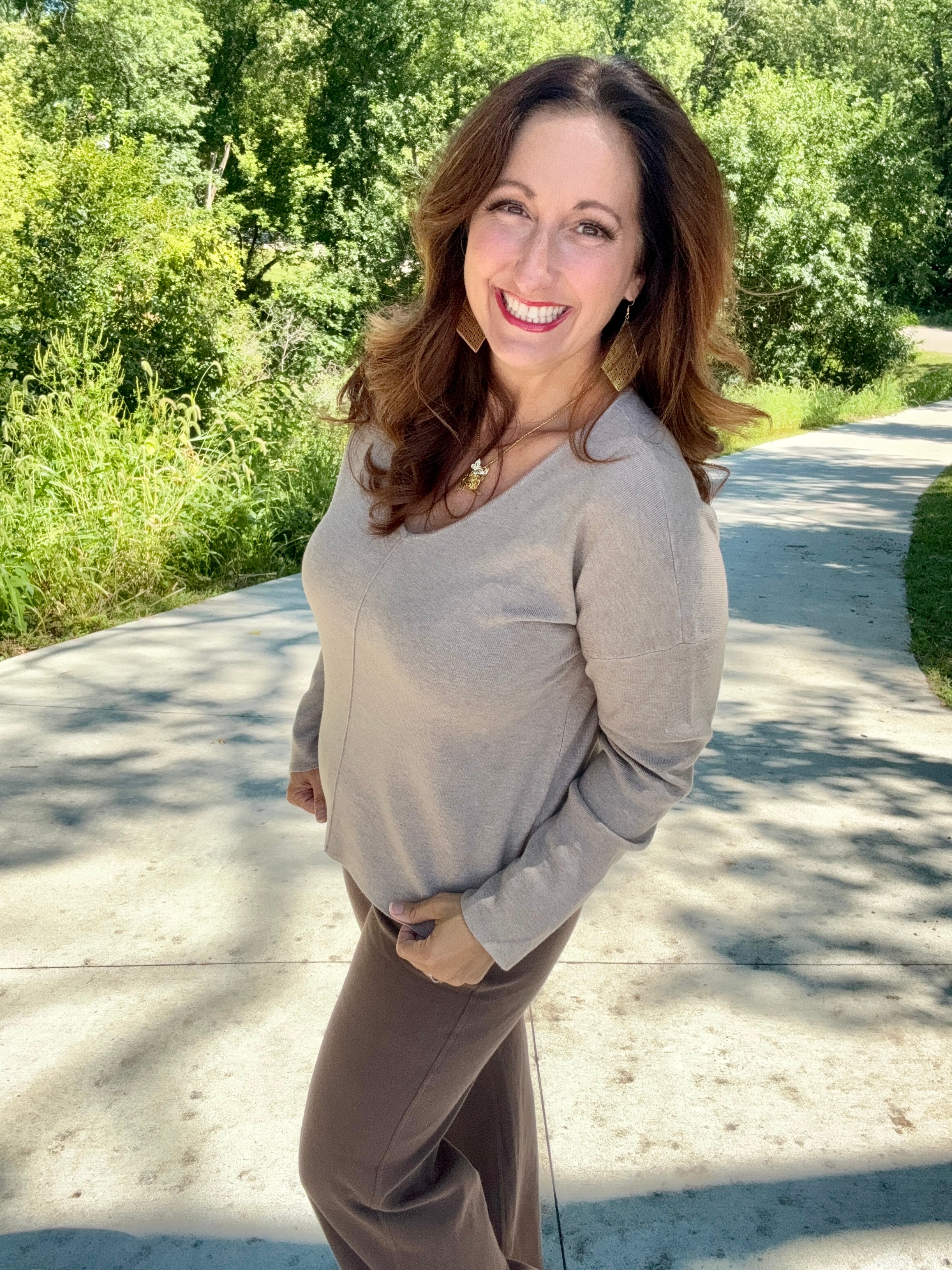 Fall in Love Mocha Sweater