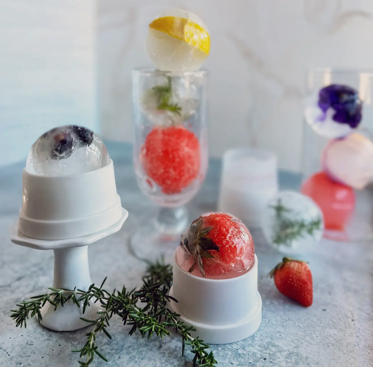 Crystal Baller Ice Sphere Mold Set of 2