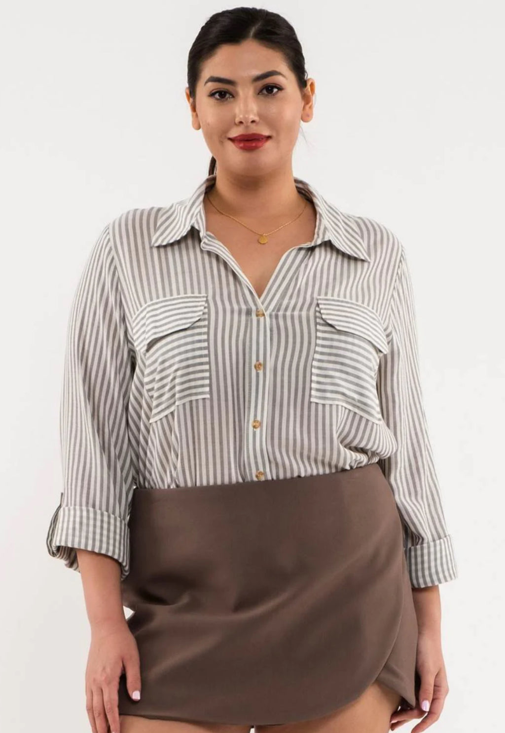 Party Up Front Button Down