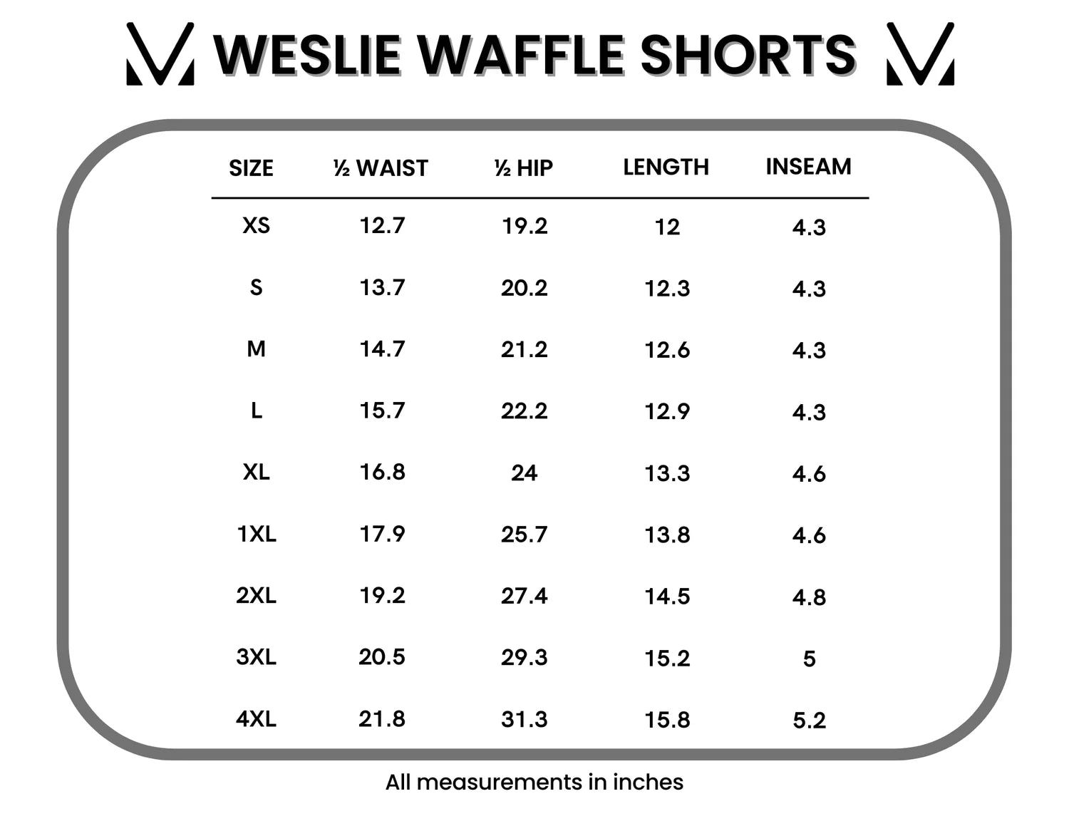 Weslie Waffle Shorts