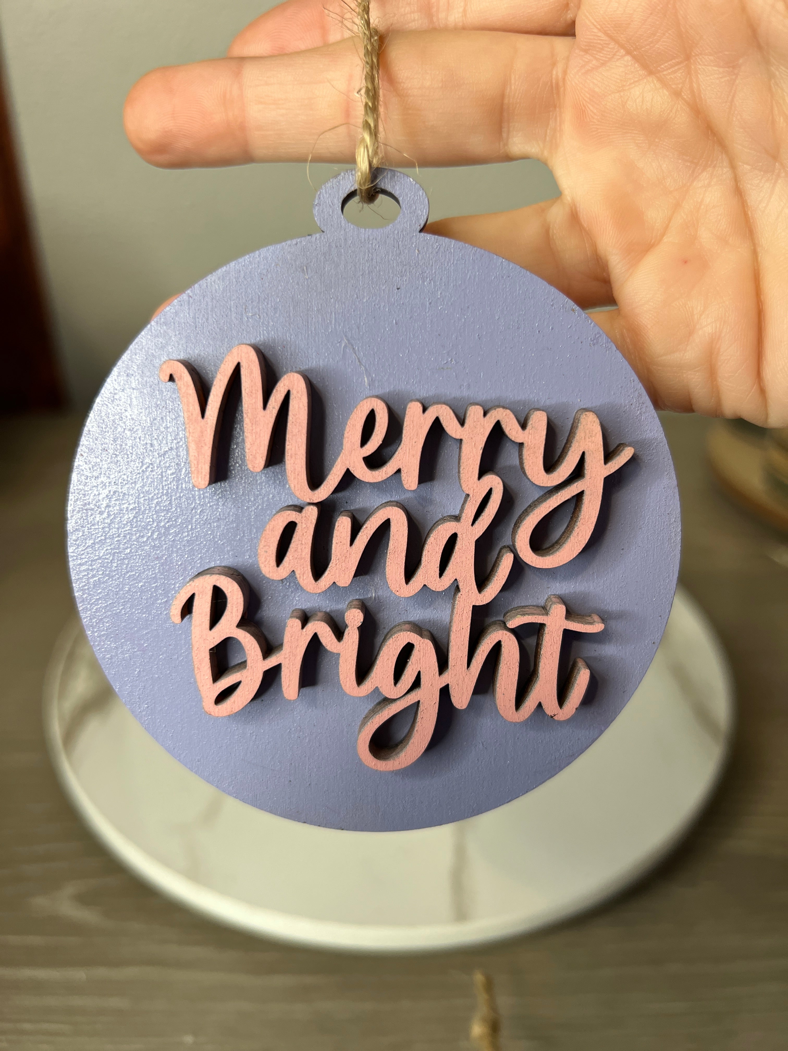 Merry & Bright Ornament