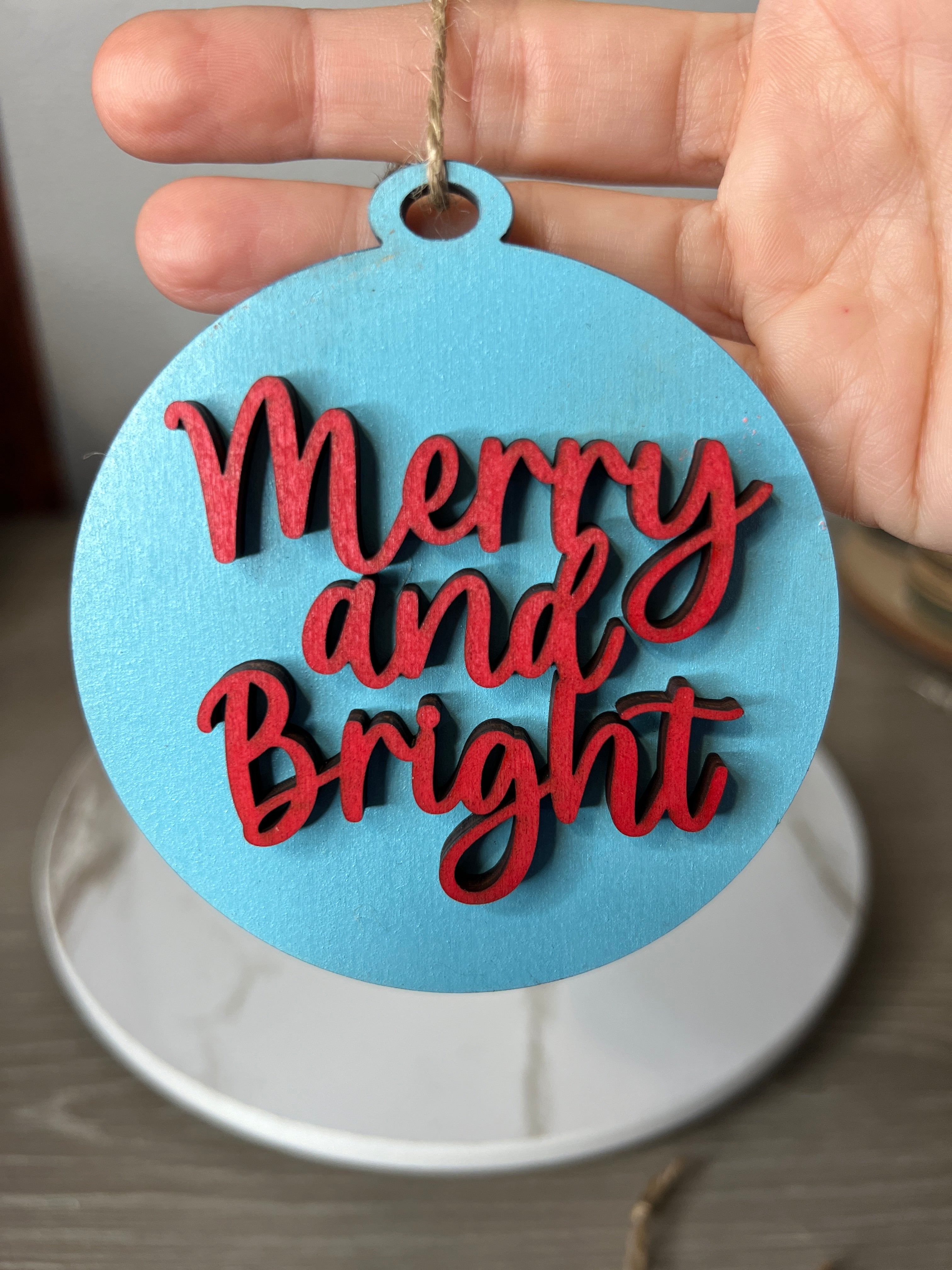 Merry & Bright Ornament
