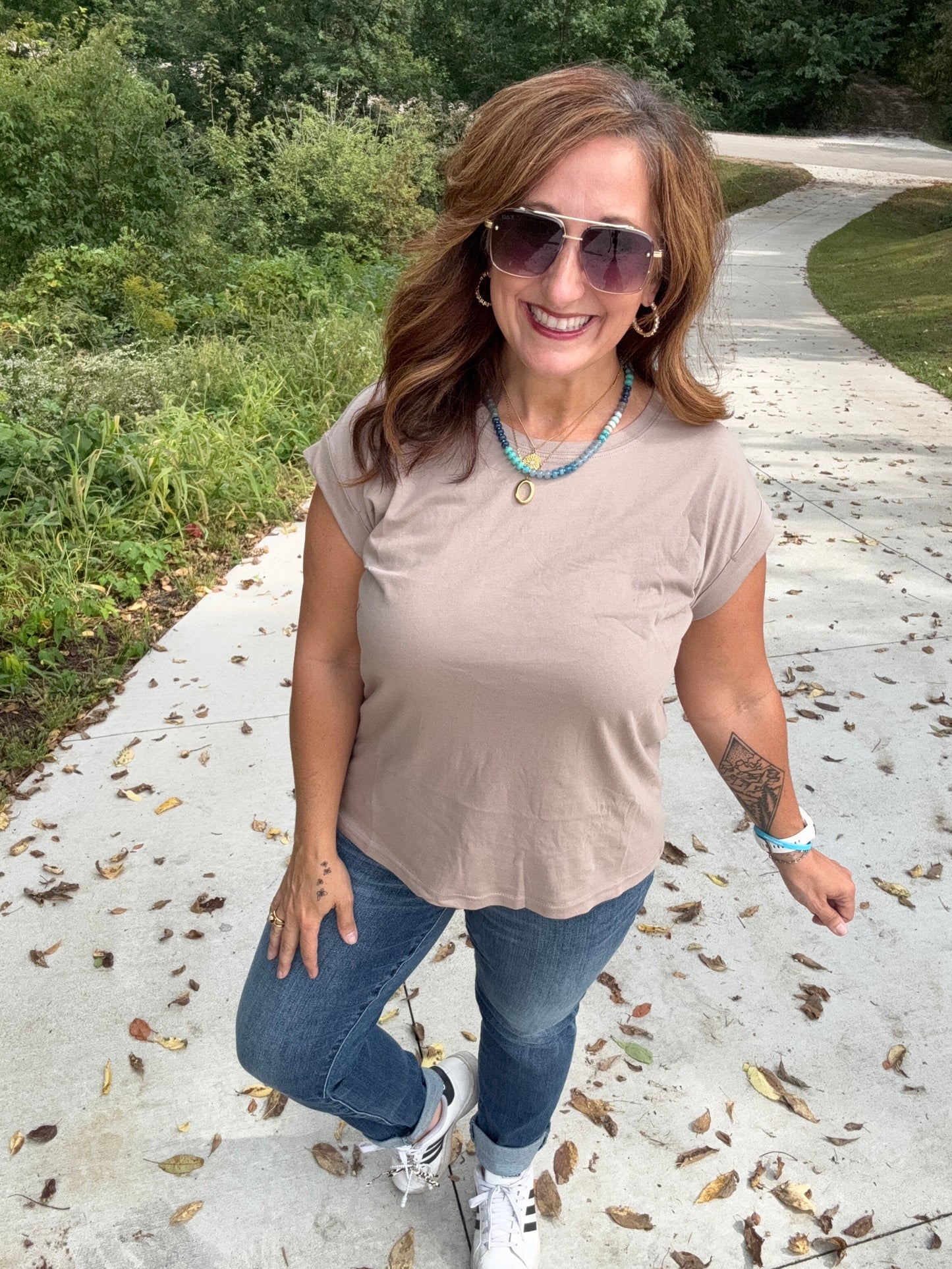 Simply Styled Tee Mocha