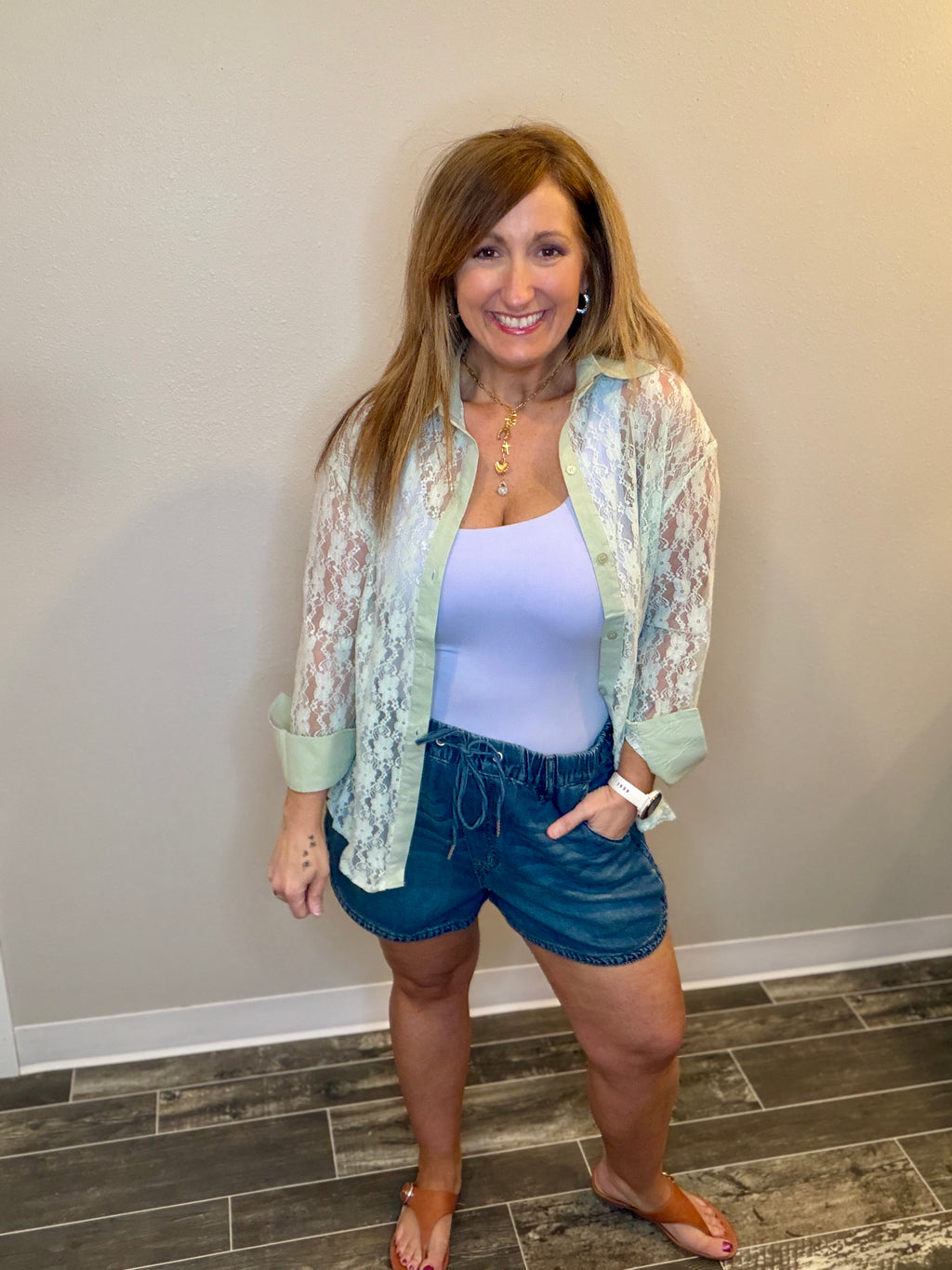 Judy Blue Easy Days Boxer Shorts