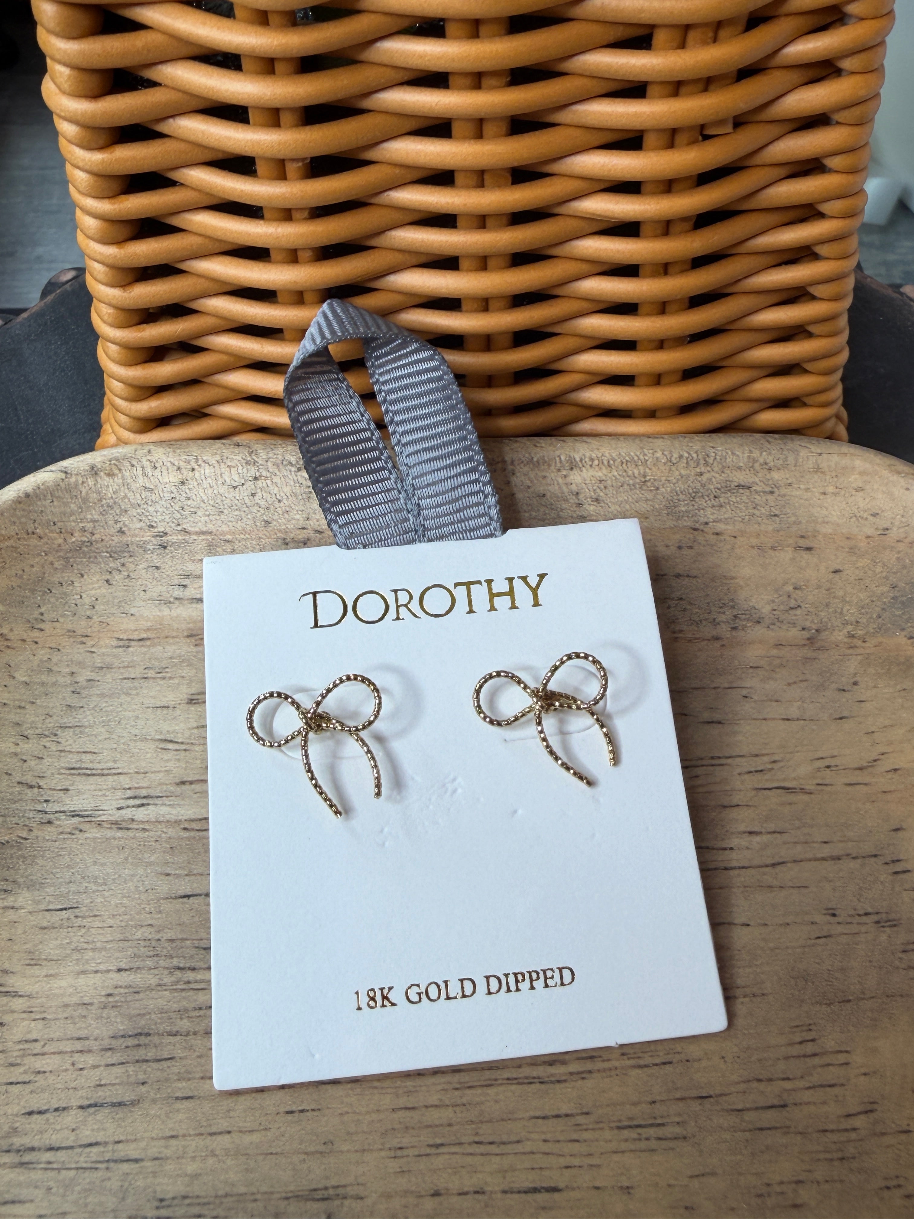 Tied With a Bow Studs