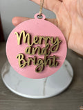 Merry & Bright Ornament