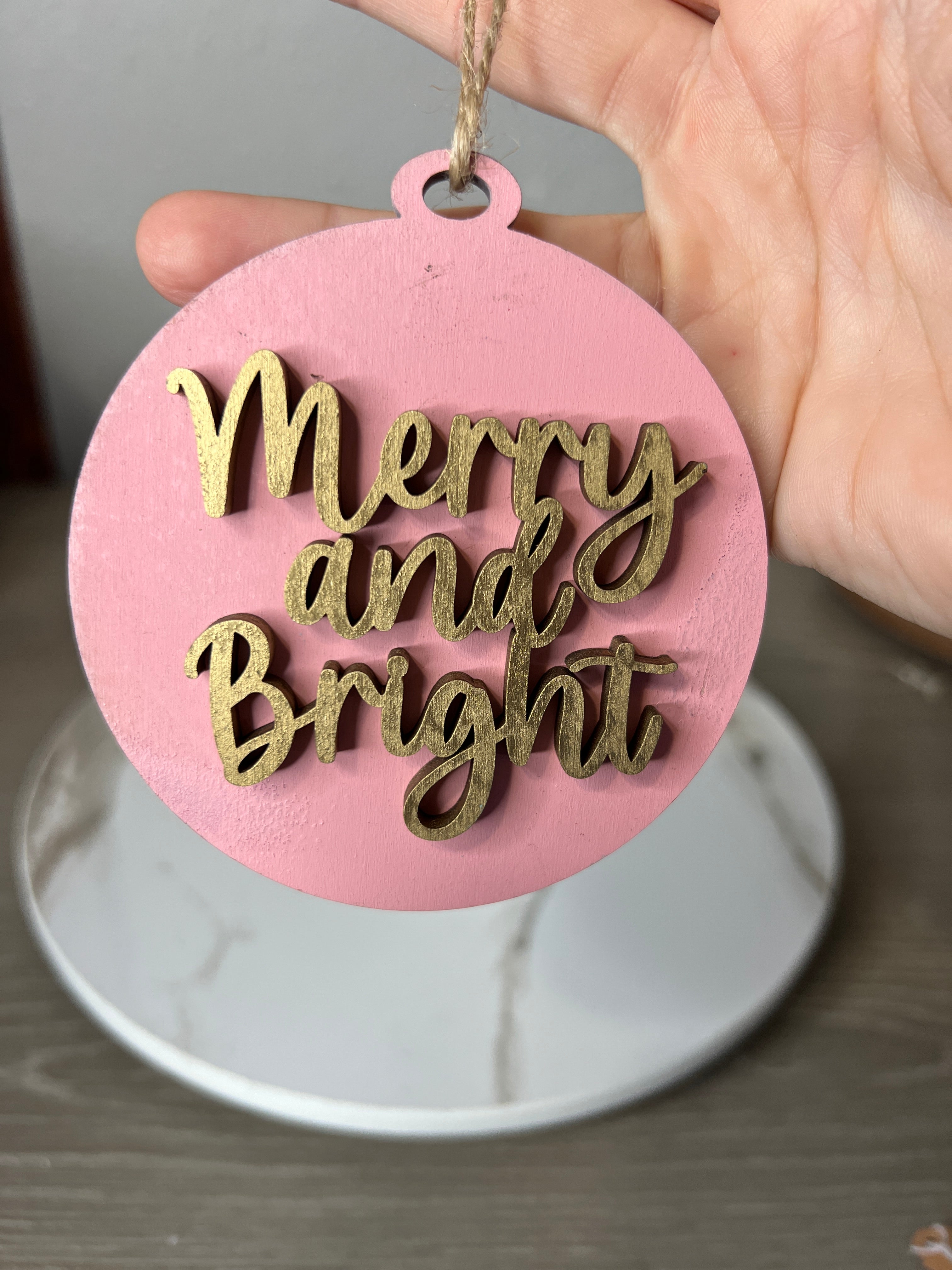Merry & Bright Ornament