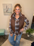 Cocoa Cozy Puffer Vest