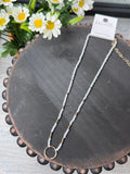 Golden Halo Beaded Necklace