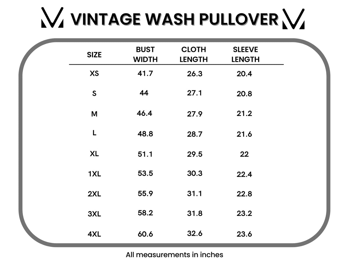 Vintage Wash Pullover - Teal