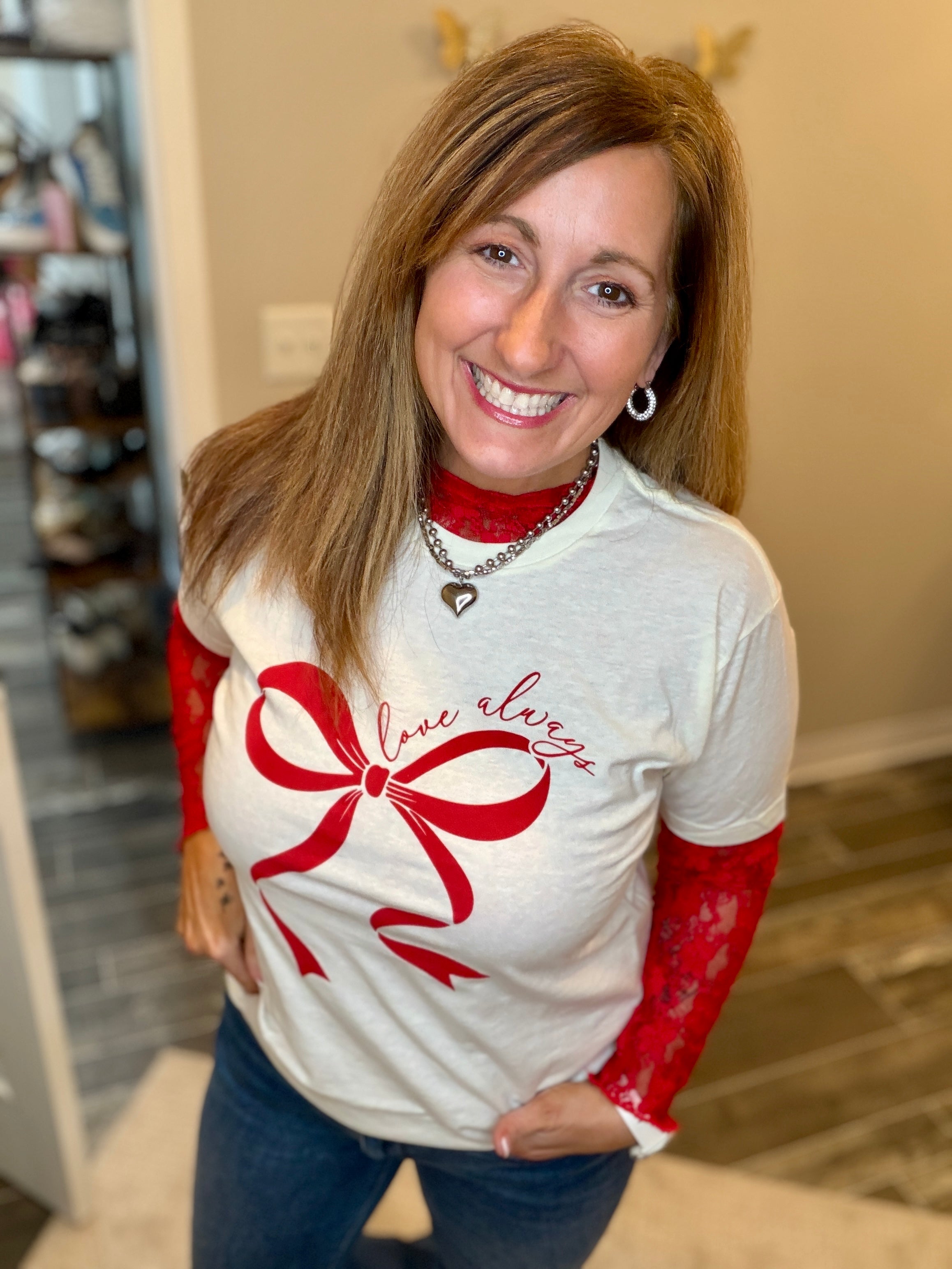 Love Always Bow Tshirt