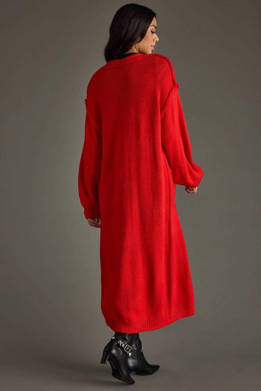 The Main Character Cardigan — Red