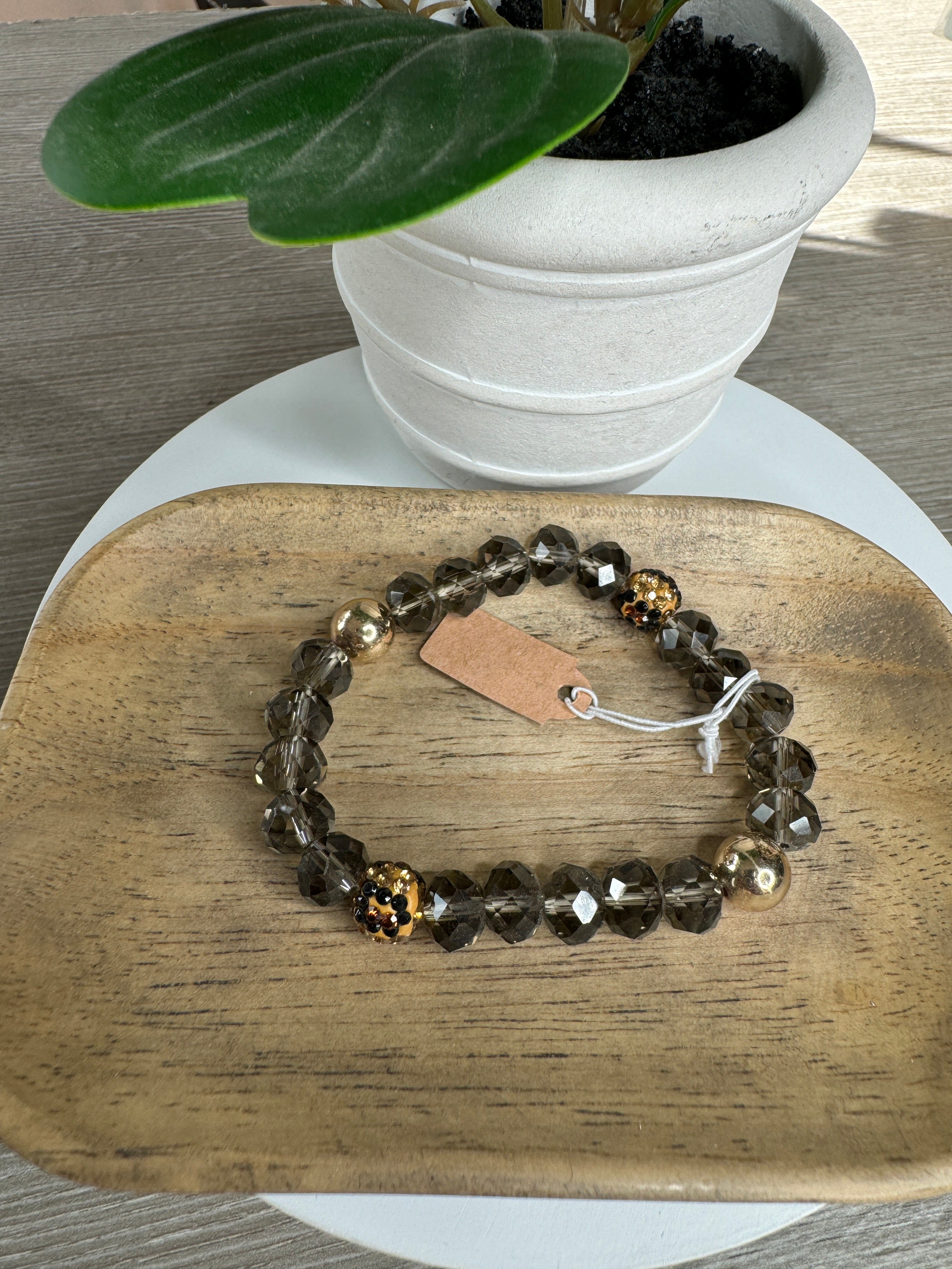 Leopard Bead Bracelet