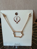 Iowa Love Necklace