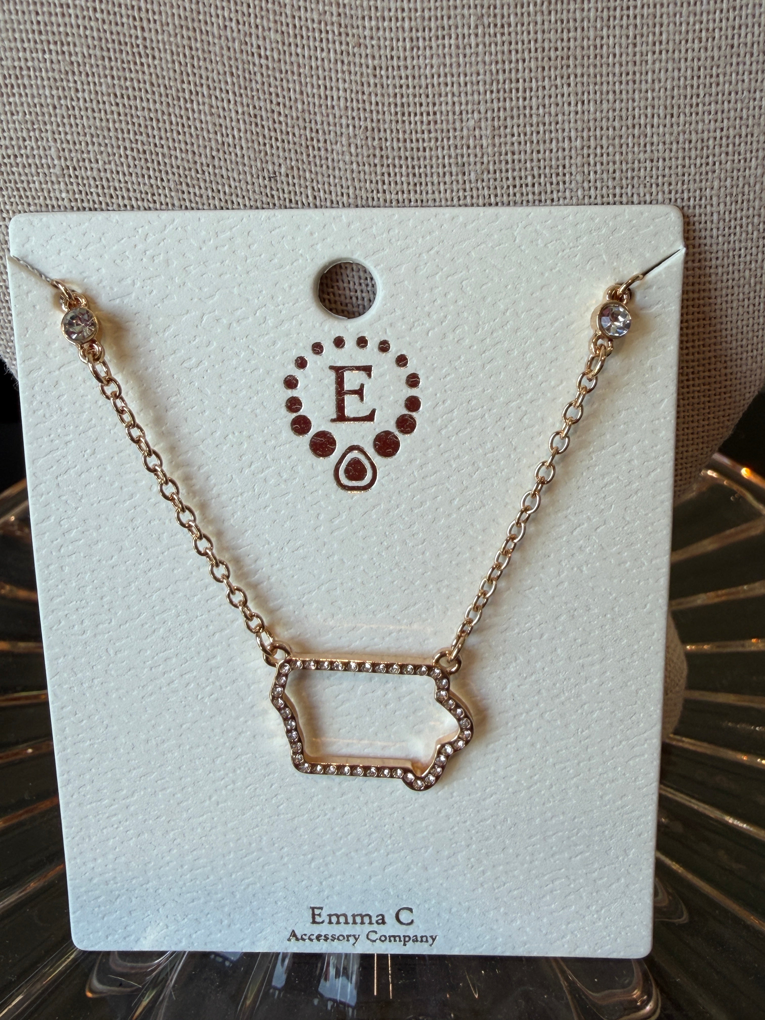 Iowa Love Necklace