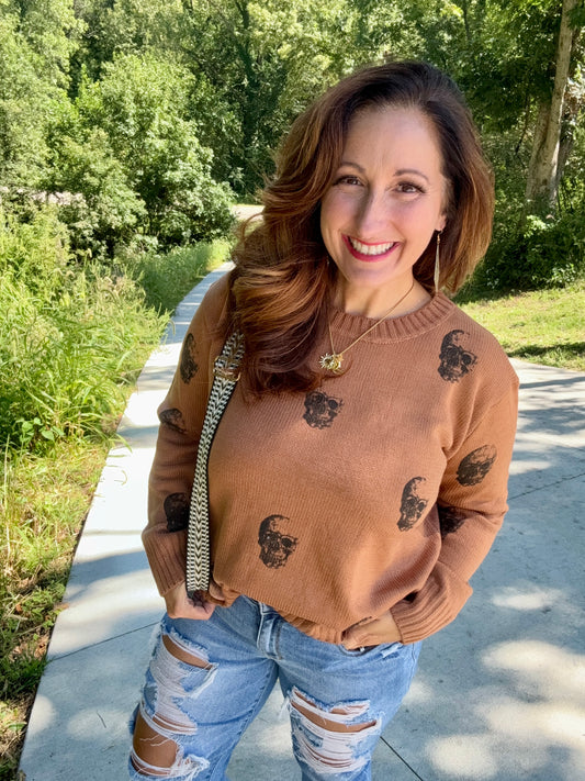 Salem Skull Sweater